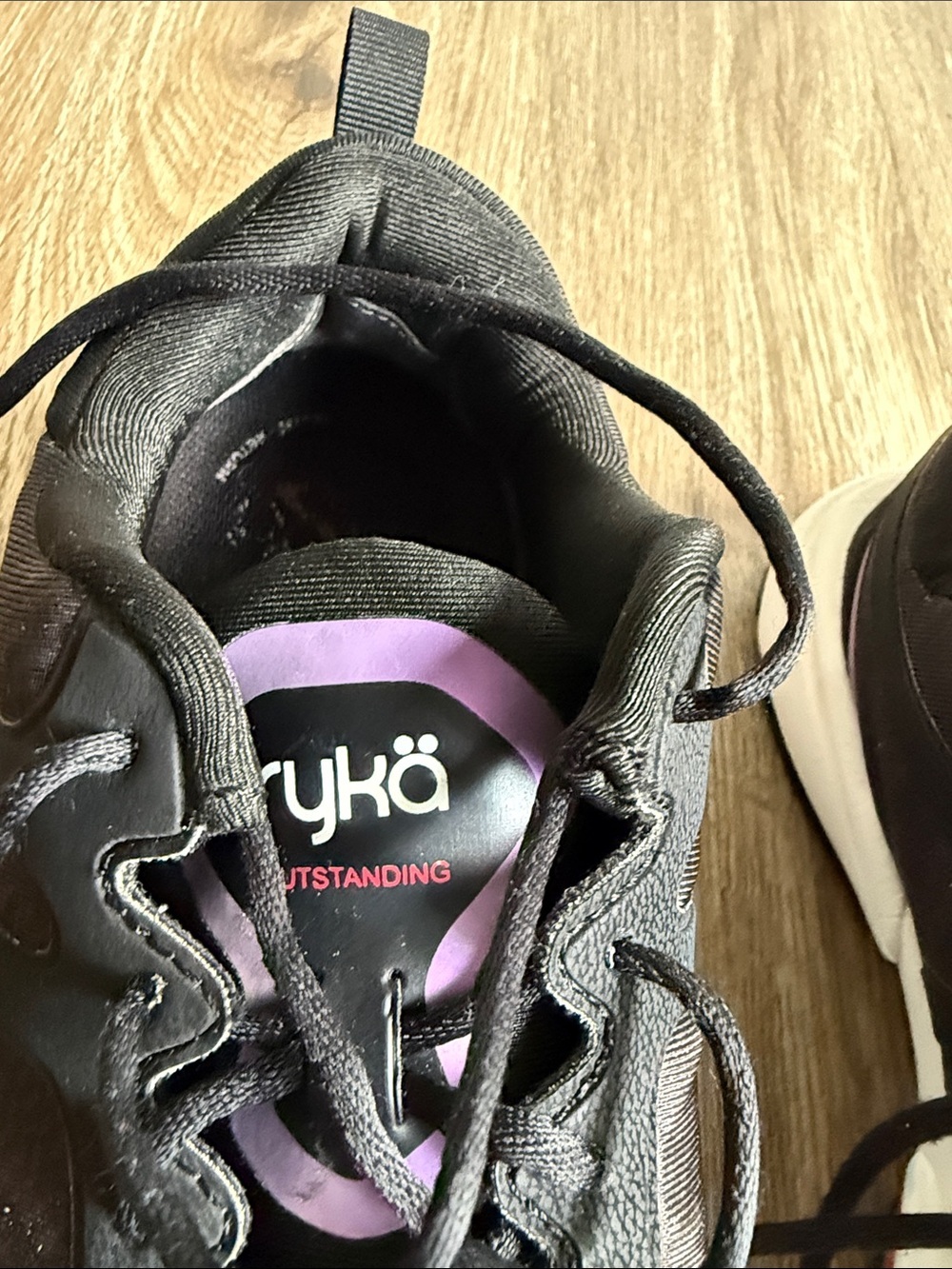 Ryka Women's Black and Purple Low-Top Athletic Sneakers - Picture 4 of 10